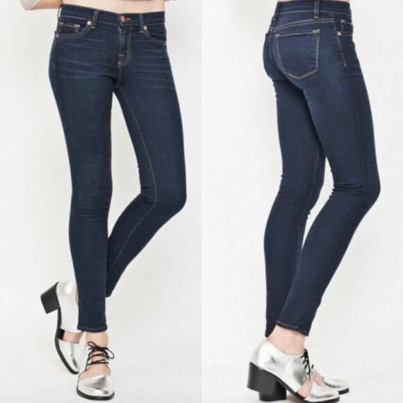 J Brand Low Rise Skinny Leg Stretch Denim Jeans‎ Blue Size 25 - Picture 1 of 10